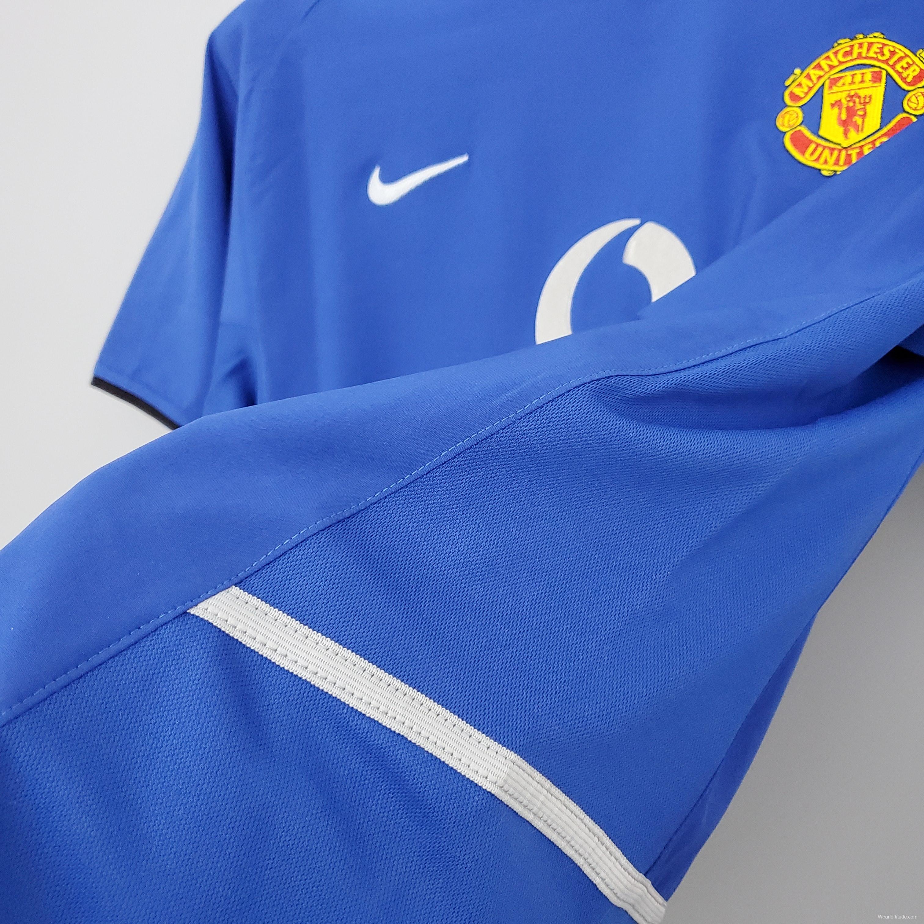 Retro Manchester United 02/04 away Soccer Jersey