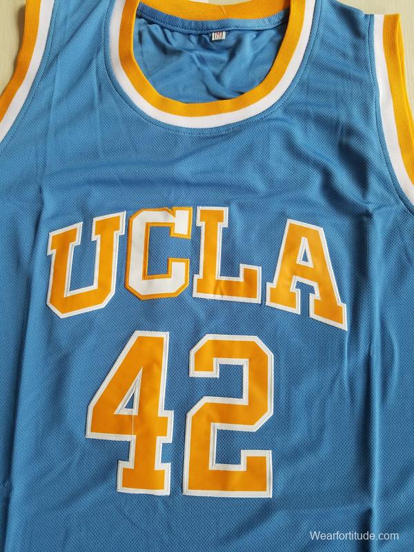 Love 42 UCLA College Light Blue Basketball Jersey