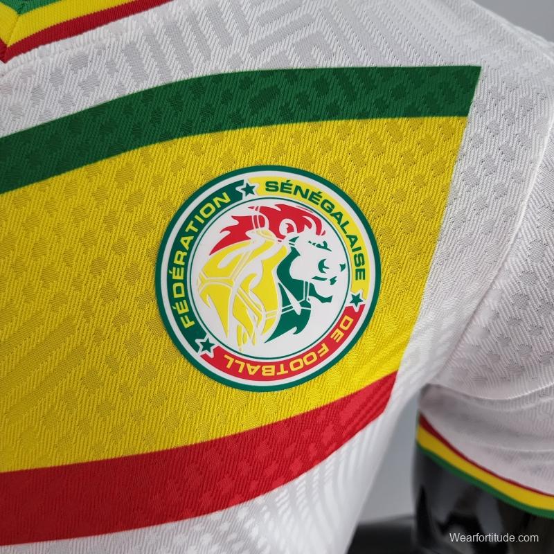 Player Version 2022 Senegal Home Soccer Jersey