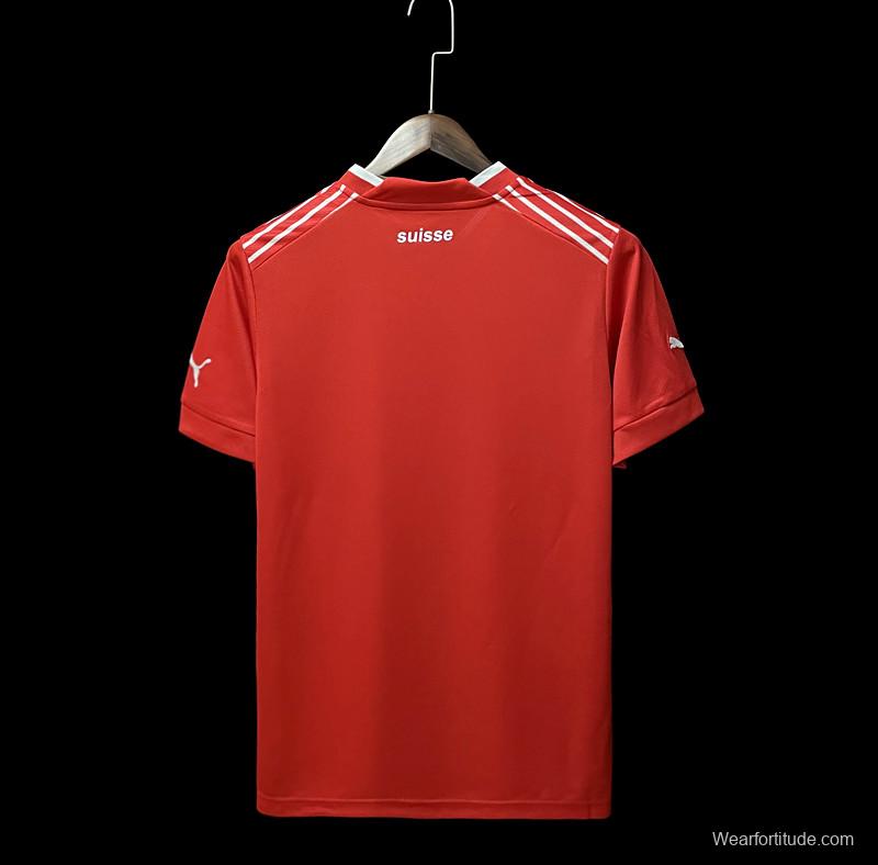 2022 Switzerland Home Soccer Jersey