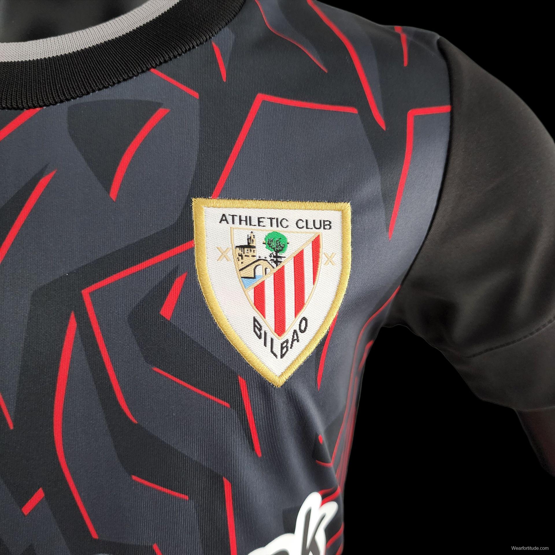 22/23 Kids Kit Athletic Bilbao Away Size：16-28 Soccer Jersey