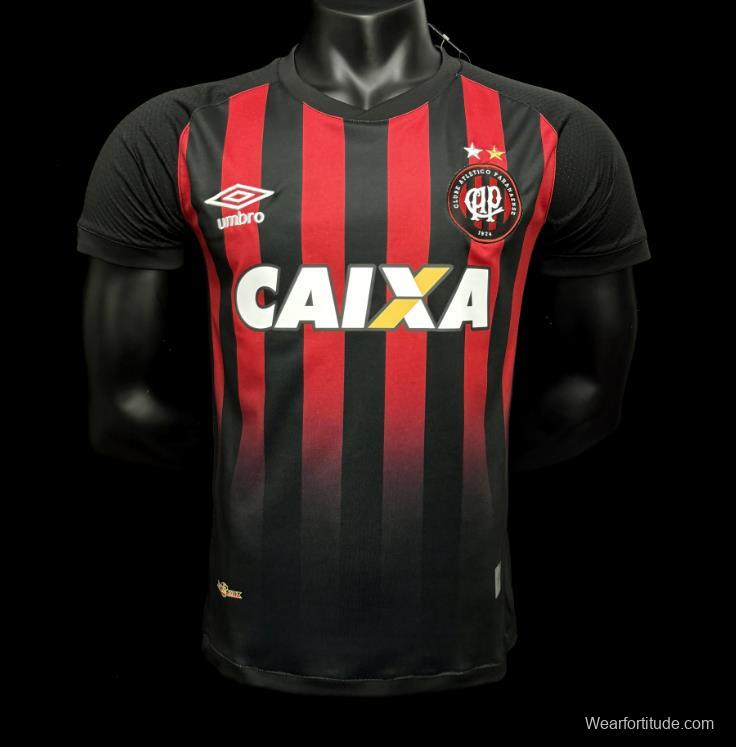 Retro 17/18 Athletico Paranaense Home Jersey